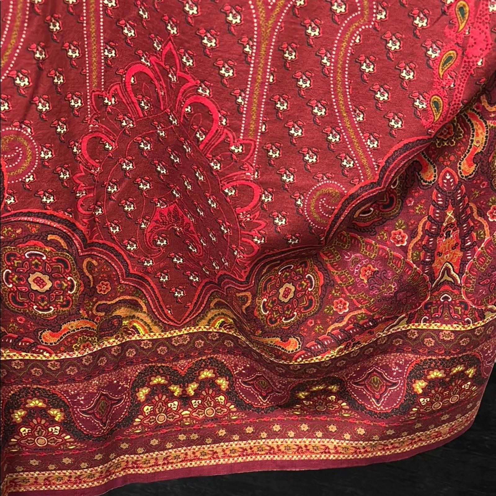 Etro NWT Etro Red Short Sleeve Tee with Paisley Print Size XL Size US XL / EU 56 / 4 - 8 Thumbnail