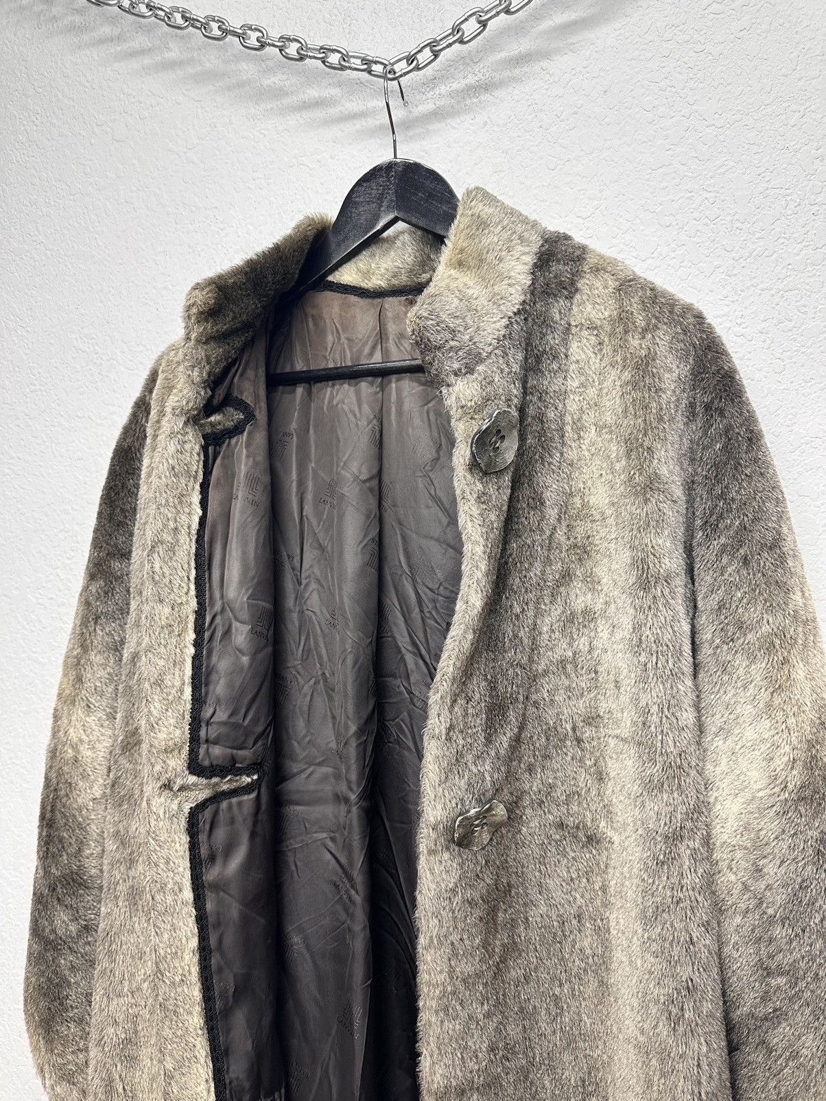 Lanvin Faux Fur Jacket Lanvin Vintage IfSixWasNine style LGB HYPE Size M / US 6-8 / IT 42-44 - 10 Thumbnail