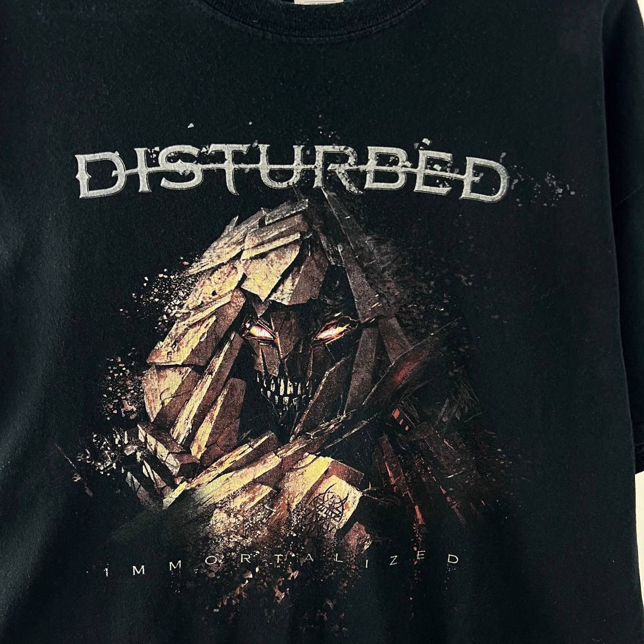 Band Tees Vintage Y2K Disturbed Horror Face Print Rock Band T-Shirt Size US XL / EU 56 / 4 - 4 Thumbnail