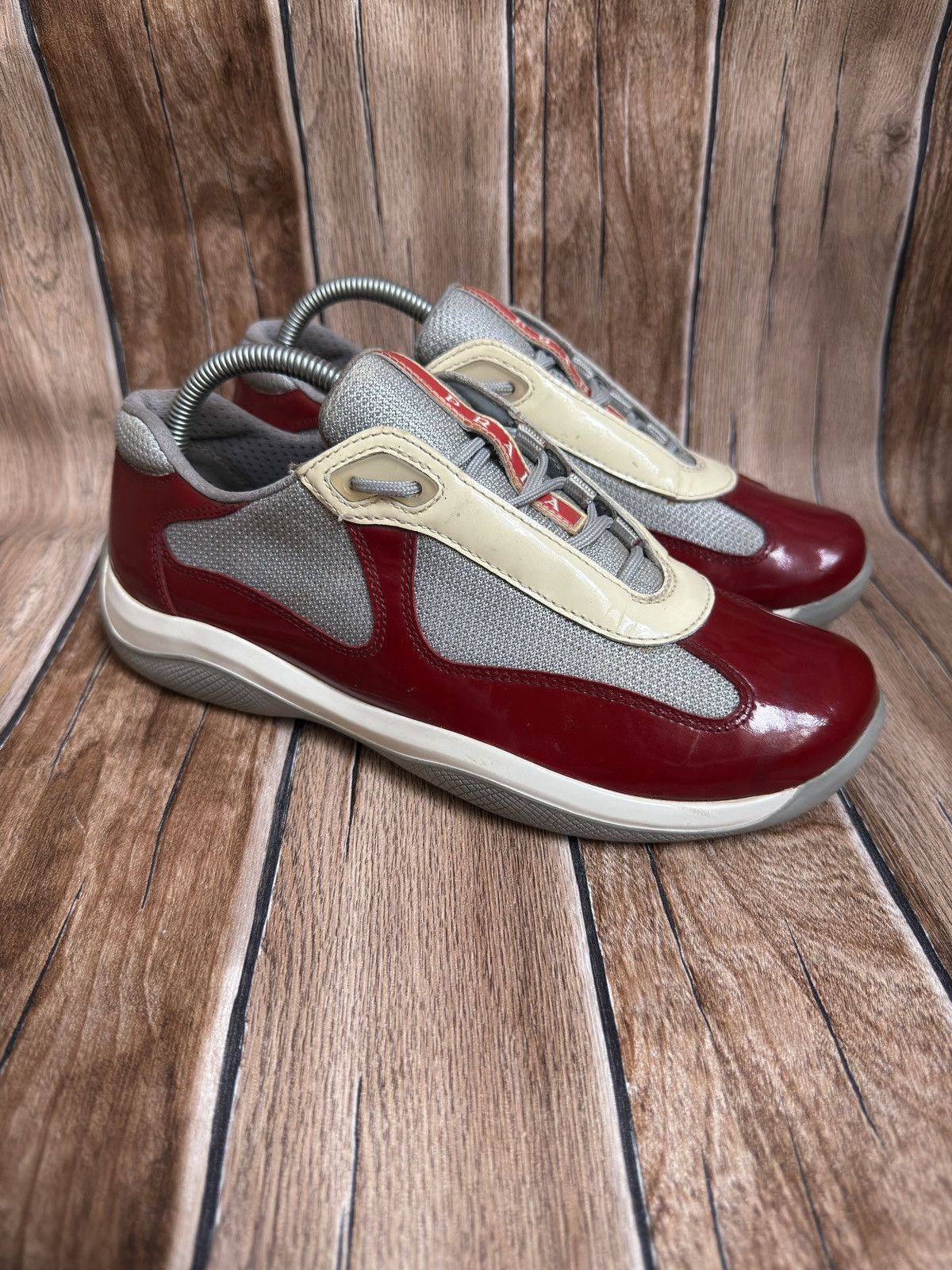 Prada 🔥 patent America cup trainers Size US 5.5 / EU 38 - 1 Thumbnail