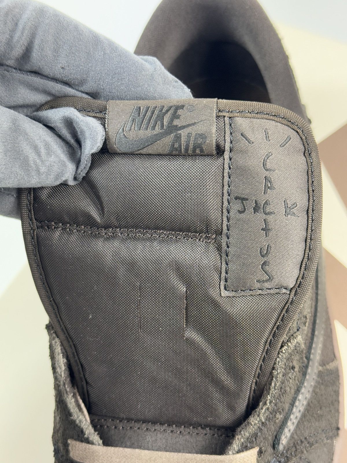 Jordan Brand JORDAN 1 RETRO CACTUS JACK VELVET BROWN SNEAKERS Size US 11 / EU 44 - 15 Thumbnail