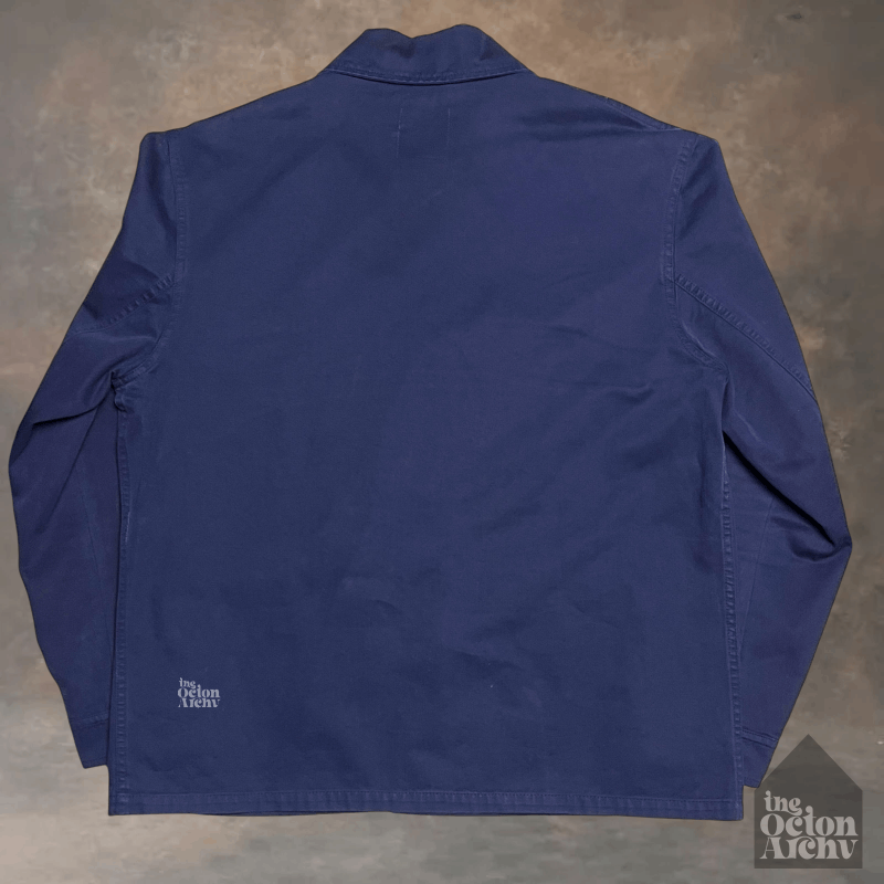 Sandro Size XL Sandro Cotton Overshirt 'Dark Blue' V7385S Pre-Owned Size US XL / EU 56 / 4 - 2 Thumbnail