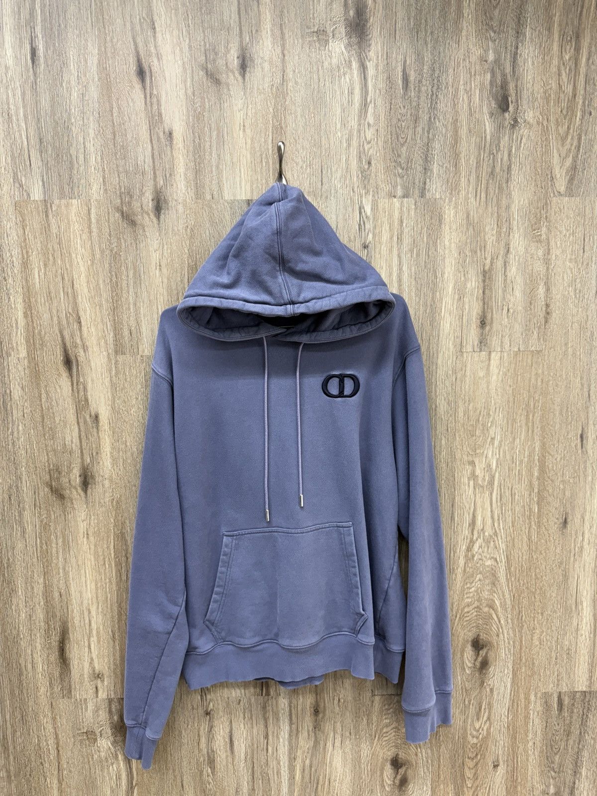 Dior Christian Dior CD Purple Hoodie Size US L / EU 52-54 / 3 - 1 Thumbnail