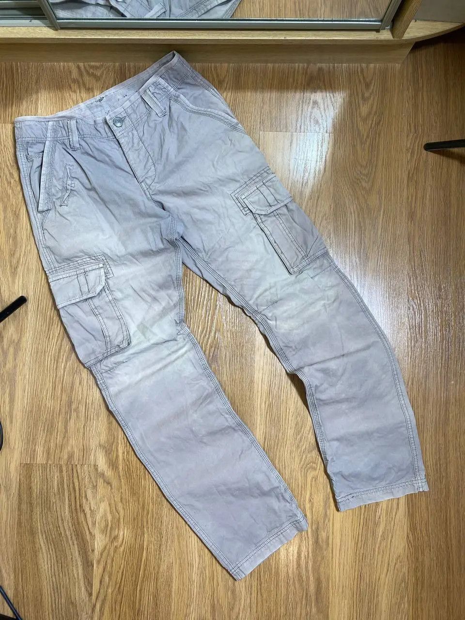 Japanese Brand × Vintage Avant Garde Velvet Multi Pocket Cargo Vintage Brown Pants Size US 34 / EU 50 - 14 Thumbnail