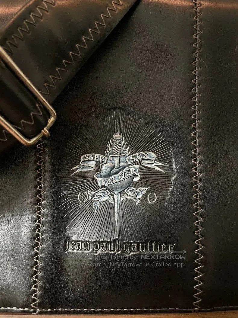 Jean Paul Gaultier Jean Paul Gaultier Leather Messenger Bag. Size ONE SIZE - 2 Thumbnail