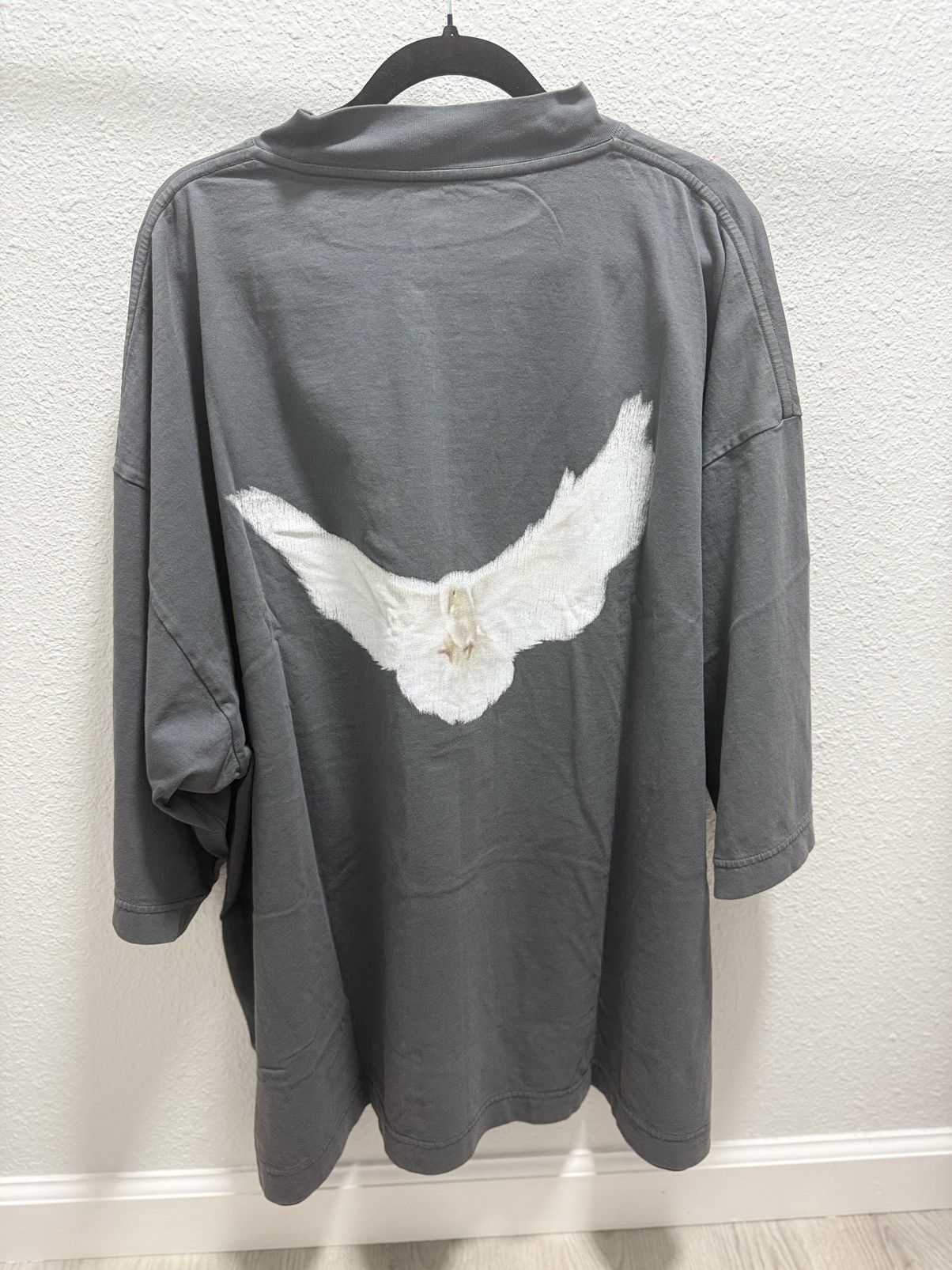 Balenciaga × Gap × Kanye West Yeezy GAP Balenciaga 53 Dove 3/4 Sleeve T Shirt Size US M / EU 48-50 / 2 - 2 Thumbnail