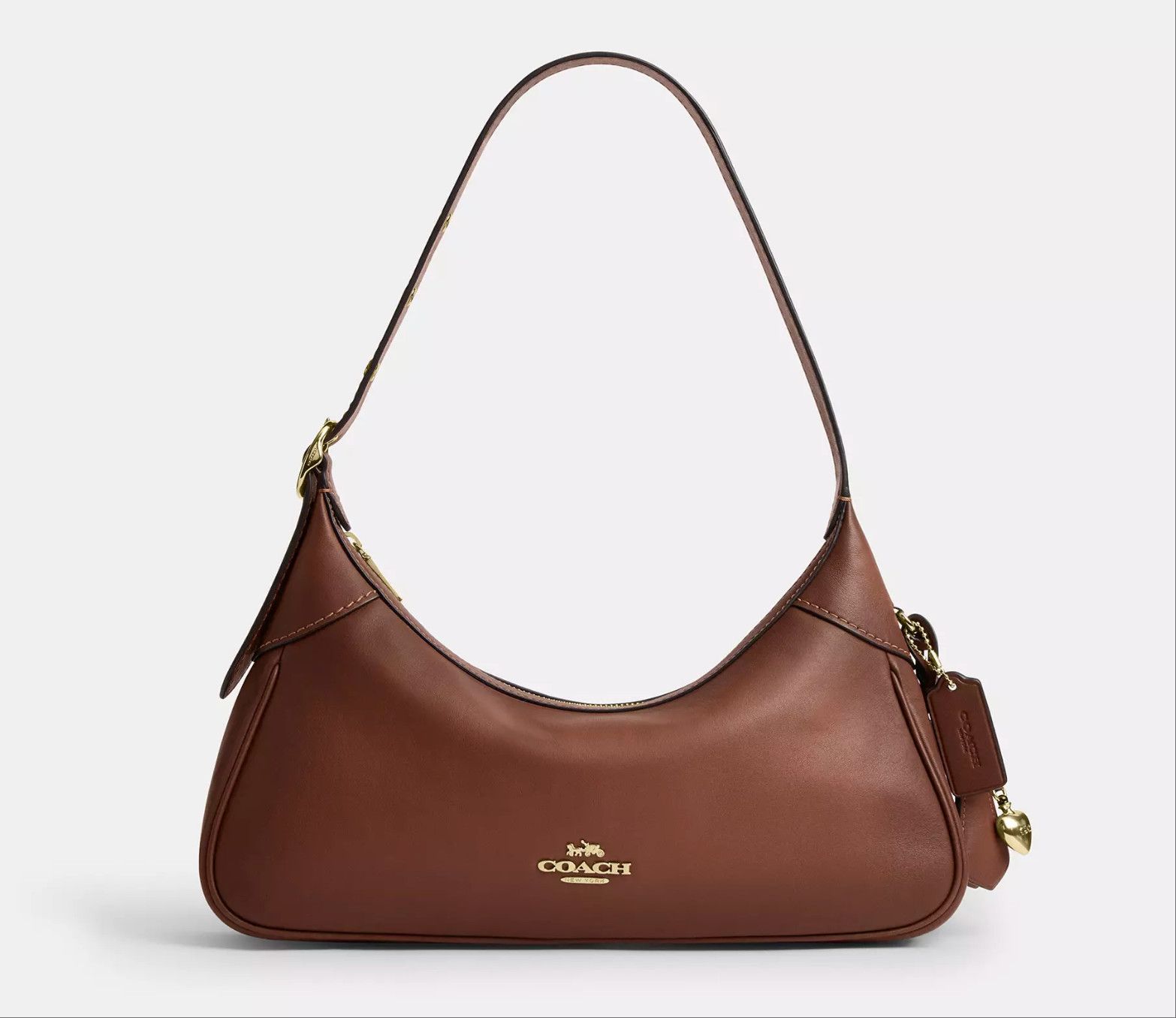 Coach Ella Small Shoulder Bag CDY38 Gold/Redwood Size ONE SIZE - 10 Thumbnail
