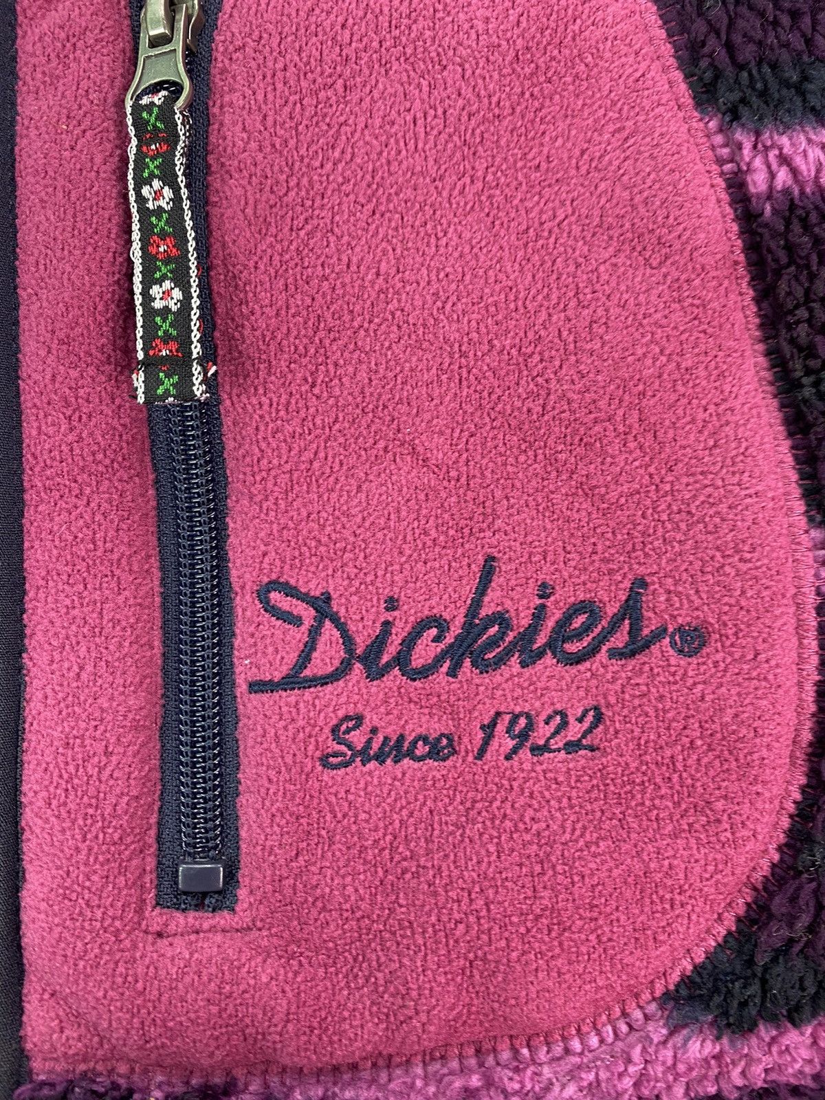 Dickies Rare Dickies quick pocket stripe design fleece jacket Size M / US 6-8 / IT 42-44 - 3 Thumbnail