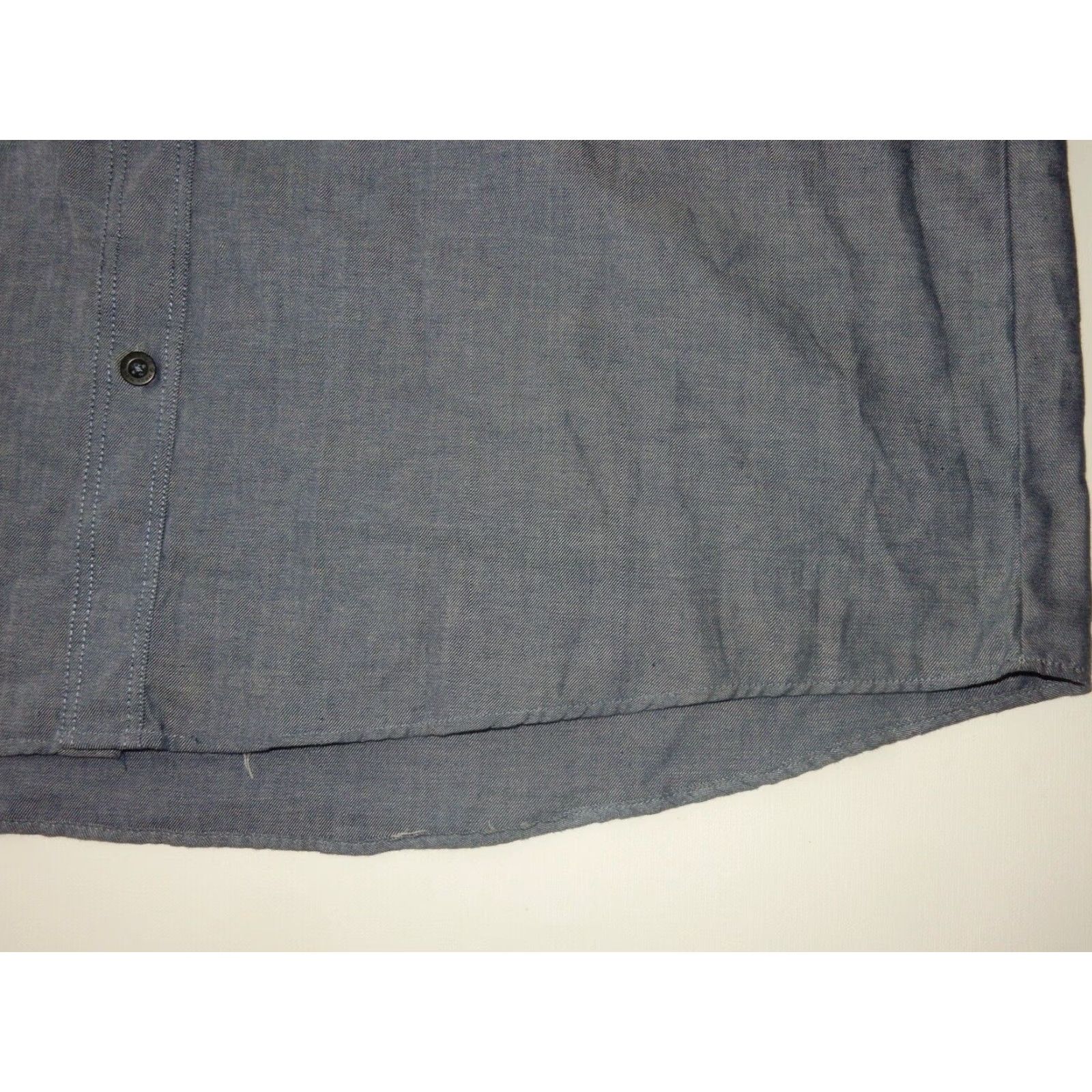 Enyce VINTAGE Enyce Men's Button-Up Shirt 3XL Long Sleeve Cotton Blend Gray Adult Size US XXL / EU 58 / 5 - 3 Thumbnail