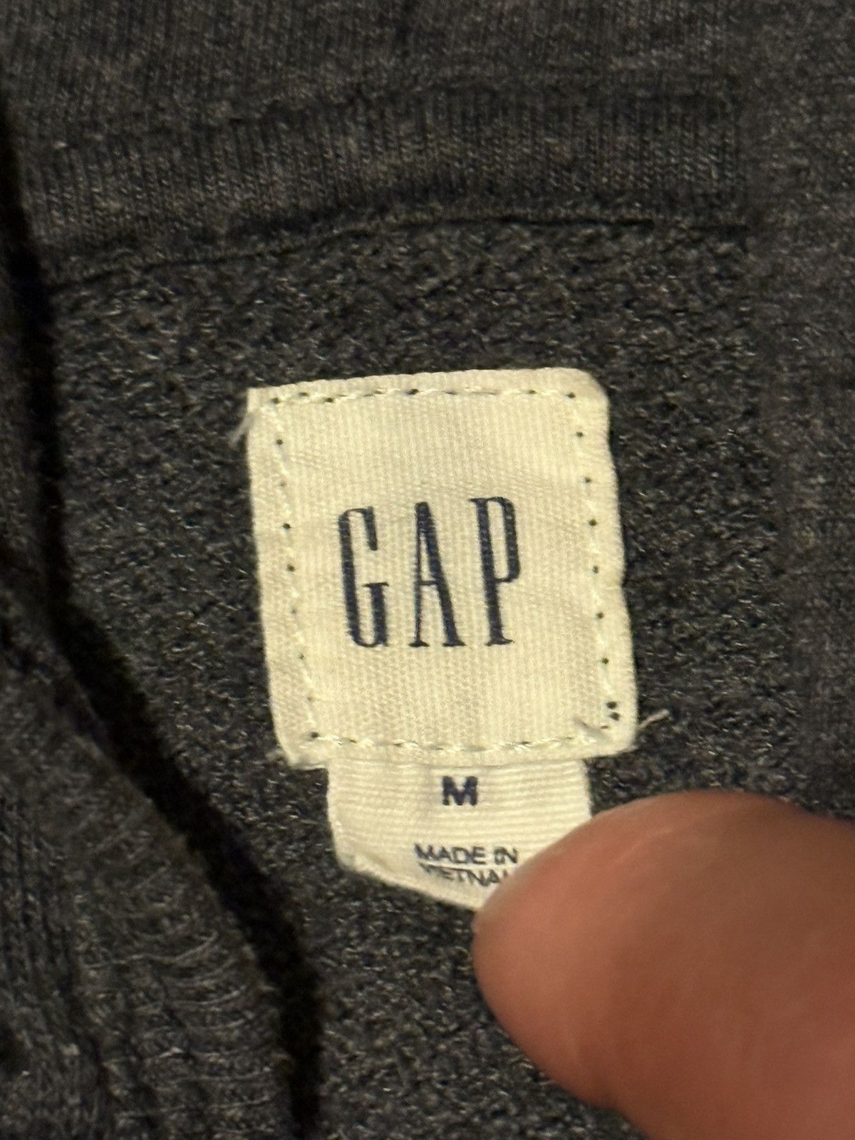 Gap Vintage Y2K Gap Full Zip Hoodie Grey Medium Size US M / EU 48-50 / 2 - 6 Thumbnail