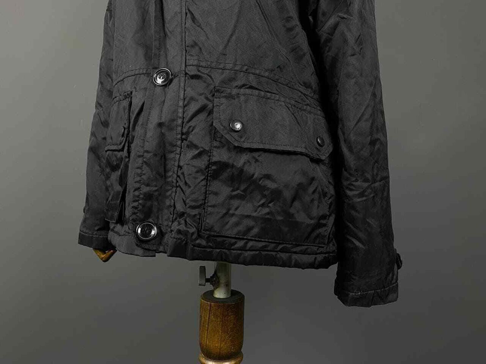 Eddie Bauer Ladies Blauer USA Black Full Zip Nylon Jacket Size M Size M / US 6-8 / IT 42-44 - 4 Thumbnail