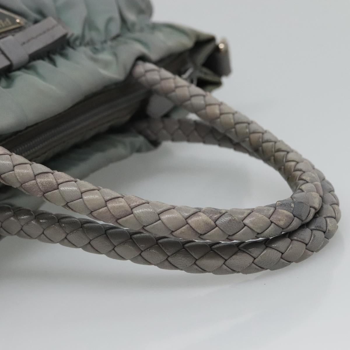 Prada PRADA Hand Bag Nylon Gray Size ONE SIZE - 7 Thumbnail