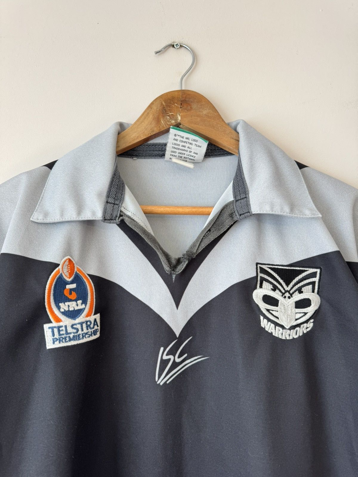 Vintage Vintage New Zealand Warriors Rugby Jersey NRL Shirt Rare Tee Size US S / EU 44-46 / 1 - 8 Thumbnail