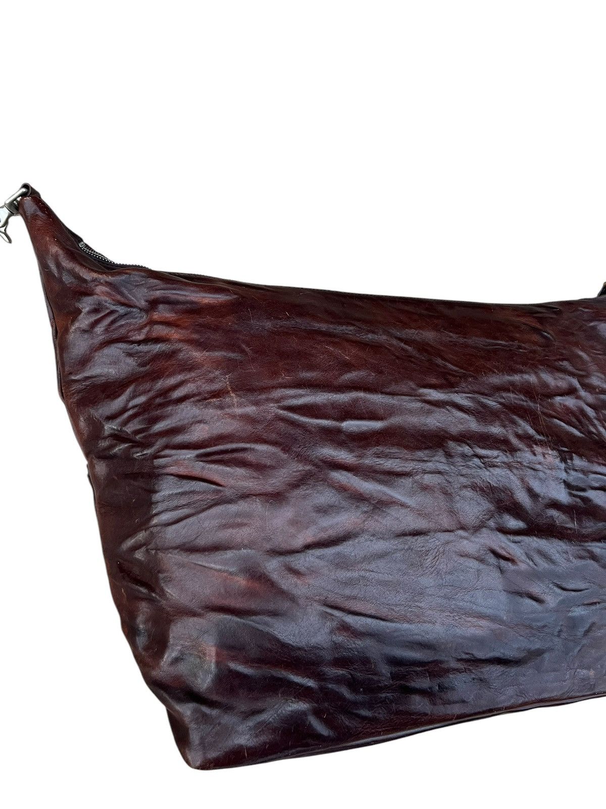 Vintage Vintage Handmade Daniel & Bob Patina Jerkin Leather Big Bag Size ONE SIZE - 10 Thumbnail