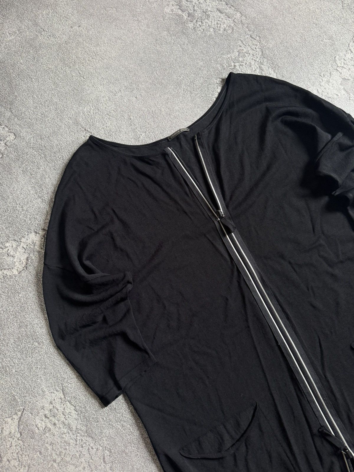 Annette Gortz Annette Gortz M/size long sweater zip cardigan knitwear Size M / US 6-8 / IT 42-44 - 2 Thumbnail