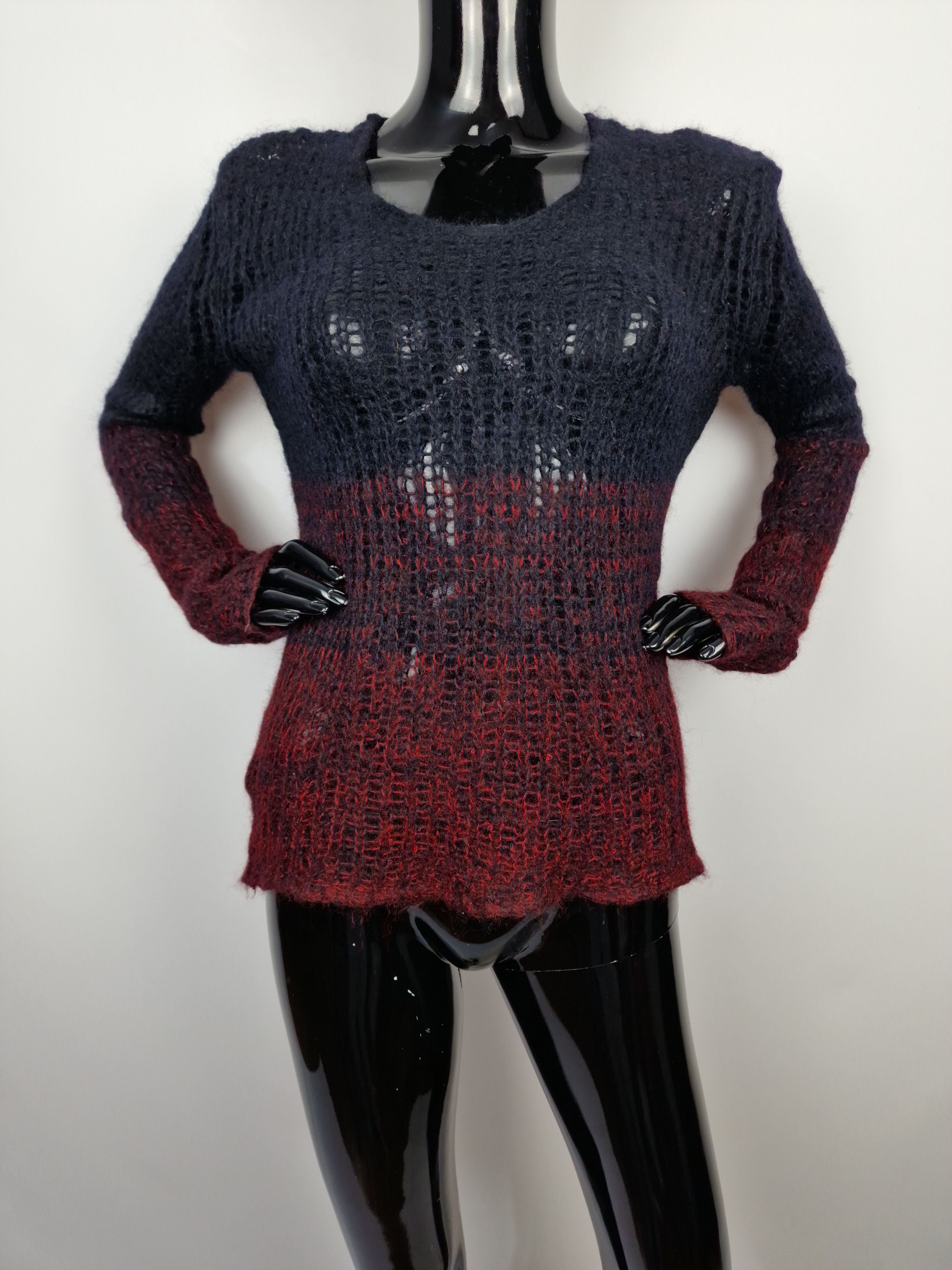 Isabel Benenato Isabel Benenato Knit Mohair Blend Sweater Size L Gradient Size L / US 10 / IT 46 - 6 Thumbnail