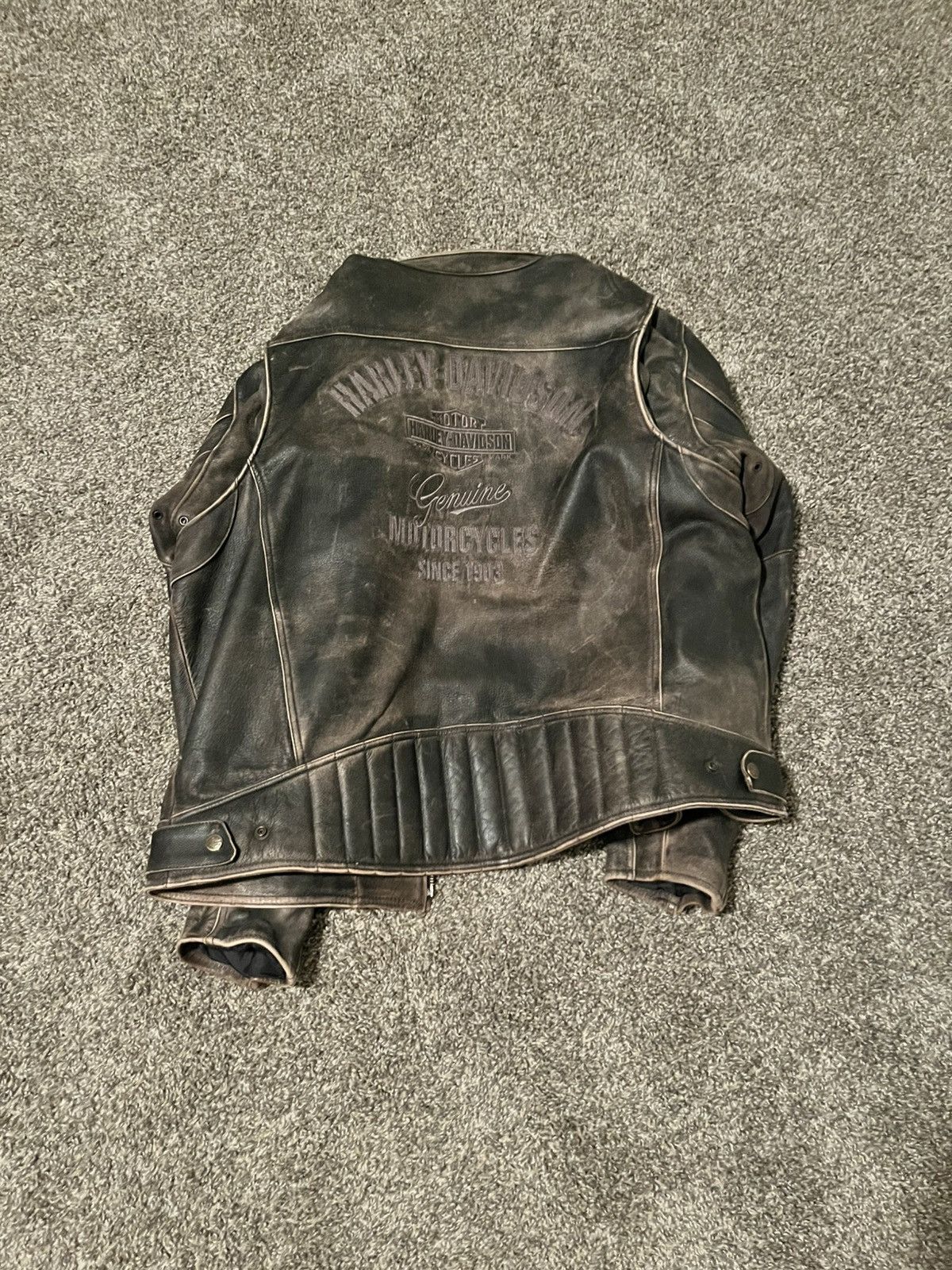 Harley Davidson Harley Davidson leather jacket Size US XL / EU 56 / 4 - 3 Thumbnail