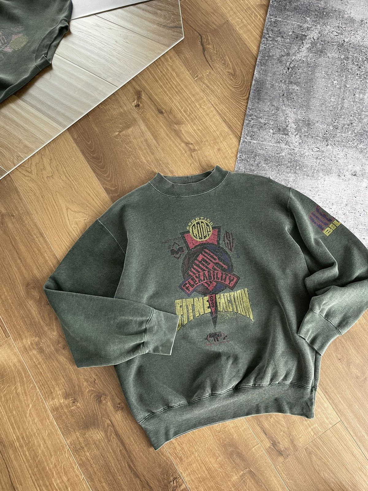 Other Vintage 90’s Y2K Style American Techno Casual Sweatshirt Size US M / EU 48-50 / 2 - 3 Thumbnail