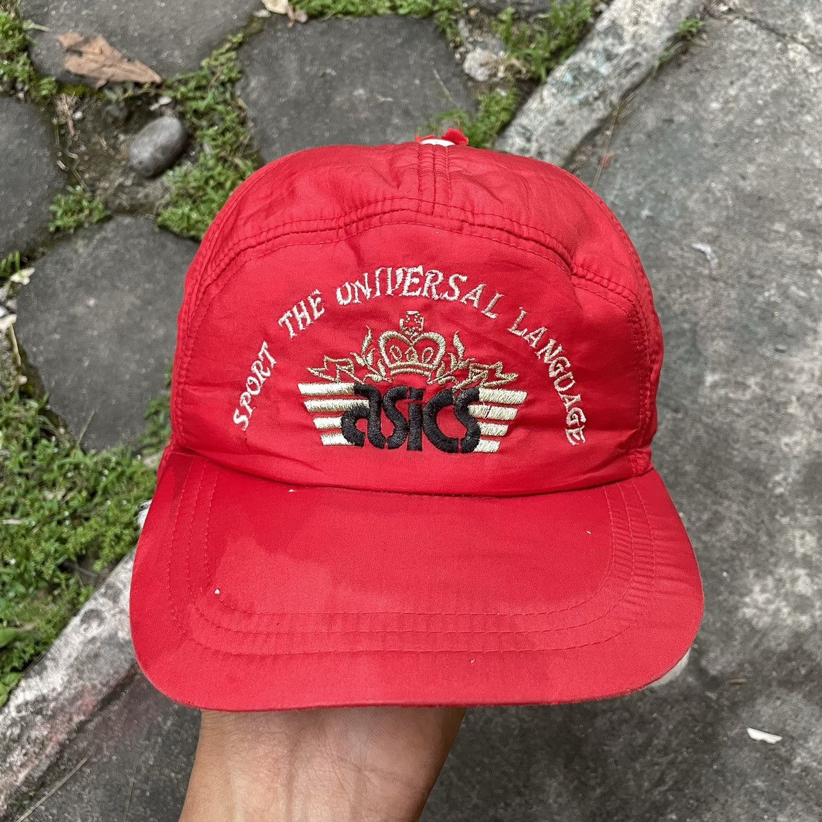 Vintage Vintage Asics winter hat Size ONE SIZE - 1 Thumbnail