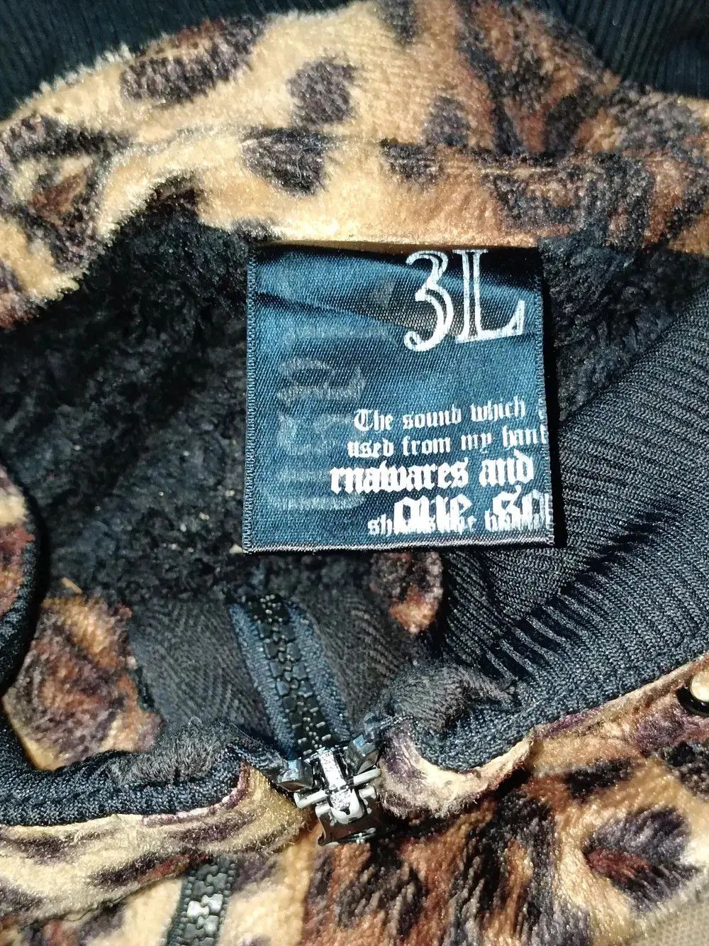 Hysteric Glamour Leopard Sweater Zip Hoodie Jacket Clash Ahead Size US XL / EU 56 / 4 - 8 Thumbnail