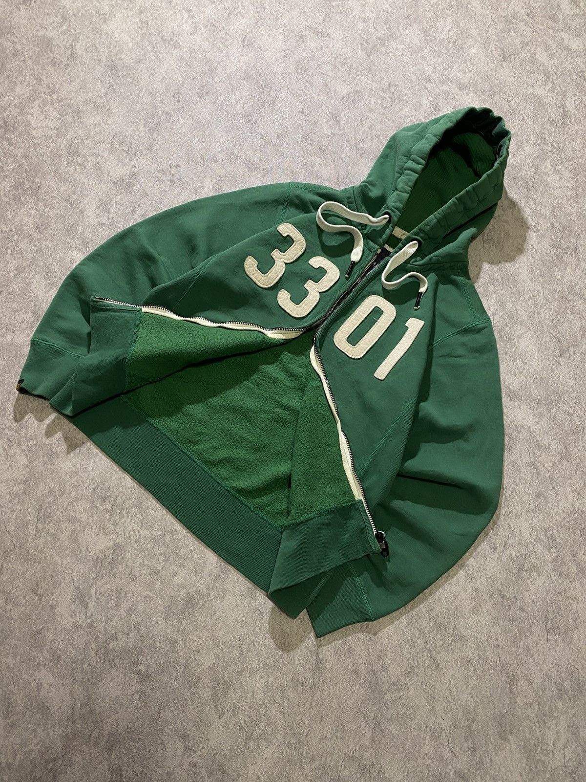 G-Star G-Star Raw 3301 Forest Green Full Zip Hoodie Size US M / EU 48-50 / 2 - 3 Thumbnail