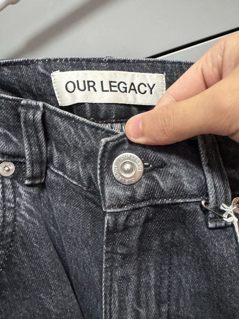 Our Legacy Our Legacy Dark grey jeans Size US 30 / EU 46 - 5 Thumbnail