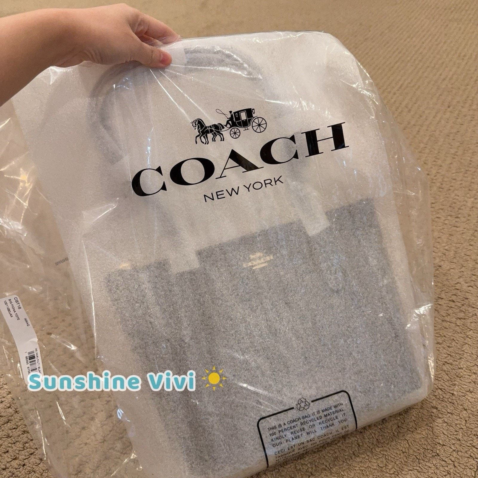 Coach NWT COACH Fiona Zip Tote Bag Canvas CBT18 Gold/Walnut/Black Size ONE SIZE - 5 Thumbnail