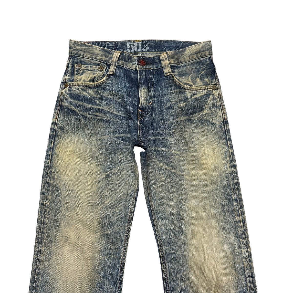Edwin Vintage Edwin 503 Mudwash Denim Distressed Jeans Size US 31 - 3 Thumbnail