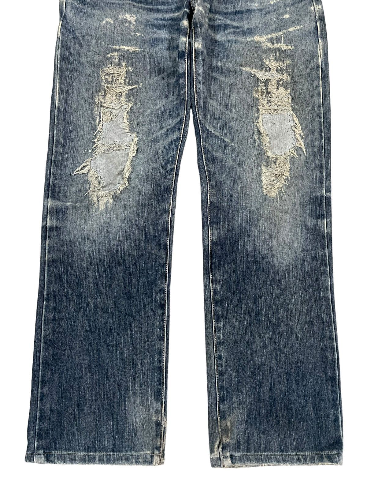 Edwin Vintage Edwin 503 Wildfire Rusty Fade Wash Distressed Jeans Size US 30 / EU 46 - 3 Thumbnail