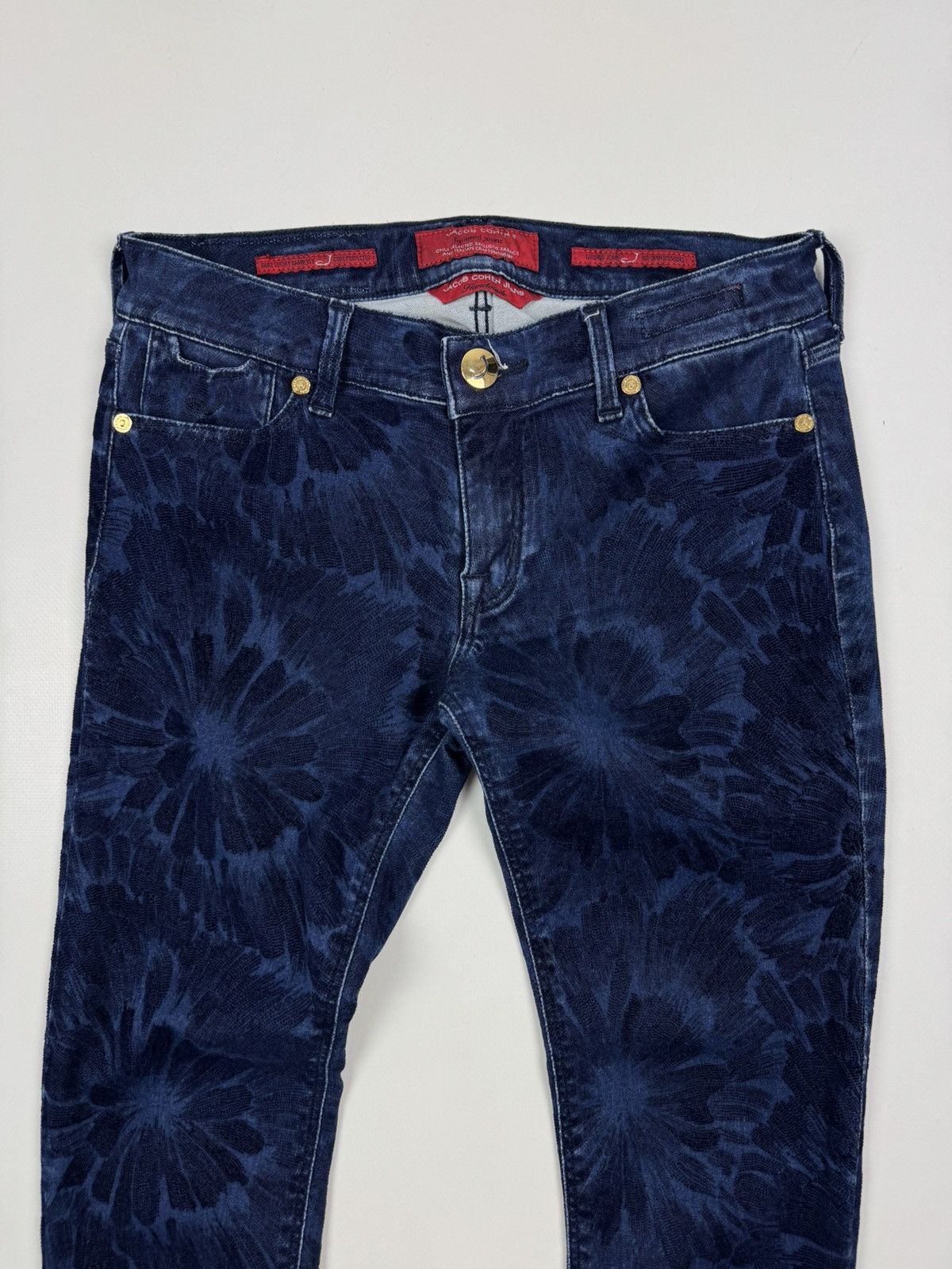 Jacob Cohen Jacob Cohen Sherry Floral Graphic Slim Women’s Jeans Size 28" / US 6 / IT 42 - 4 Thumbnail