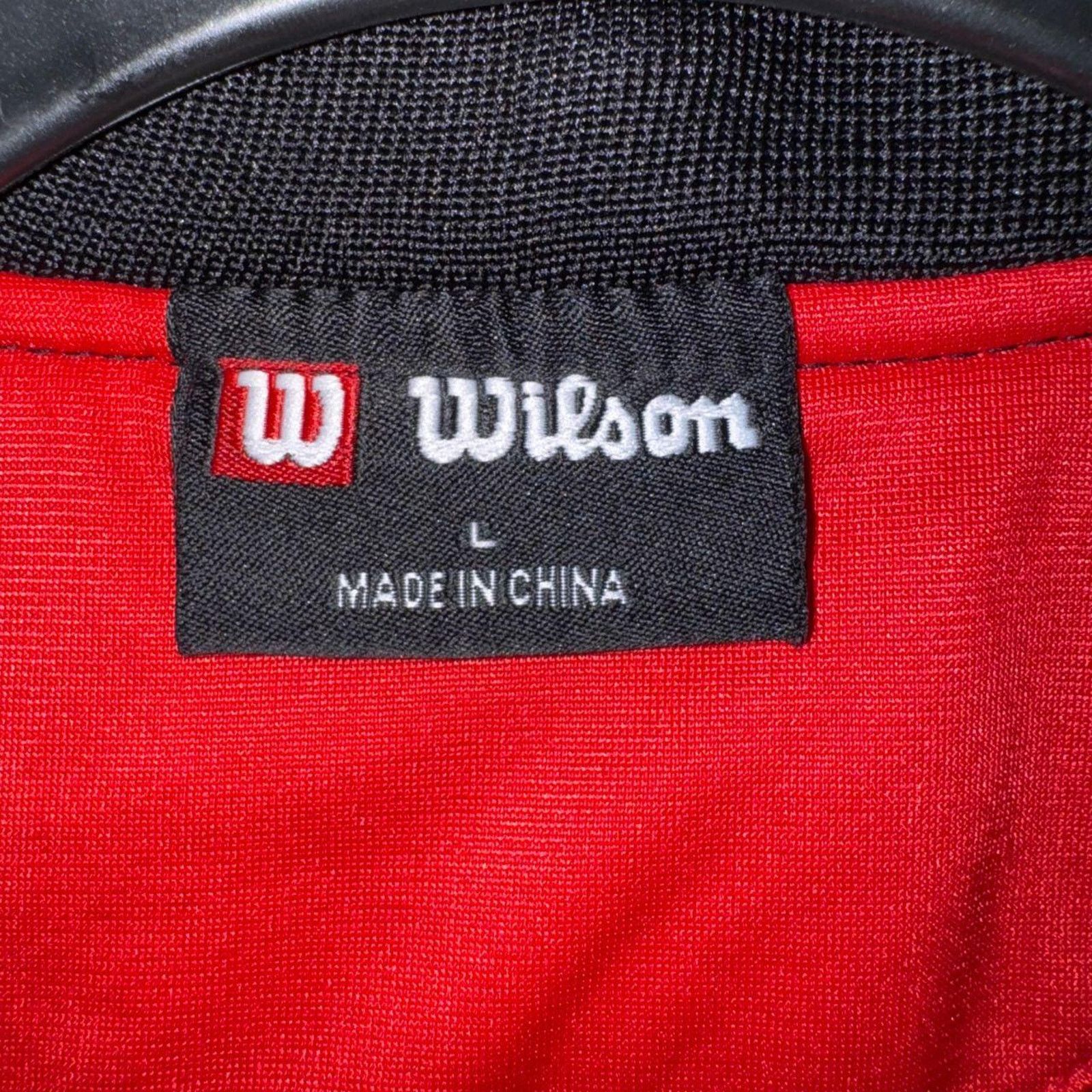 Wilson Vintage y2k wilson embroidered logo 00s zip up track jacket Size US L / EU 52-54 / 3 - 3 Thumbnail
