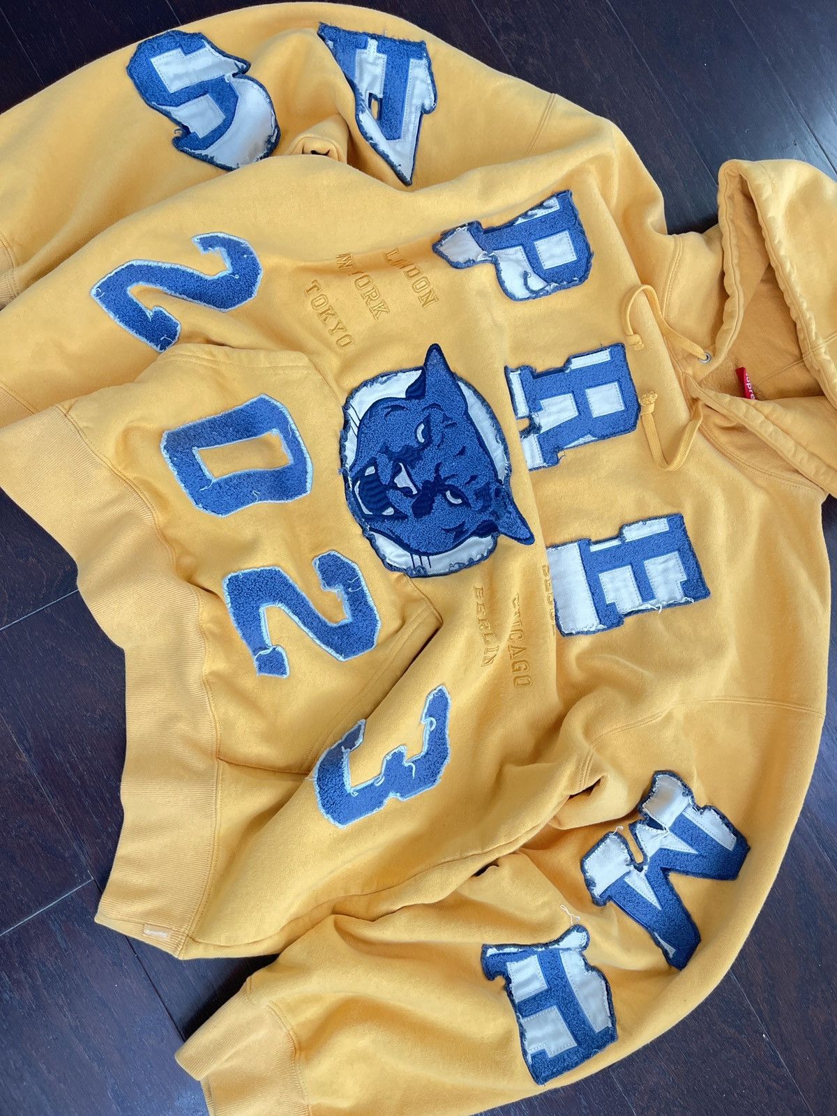 Supreme Supreme Washed Panther hoodie Size US L / EU 52-54 / 3 - 9 Thumbnail