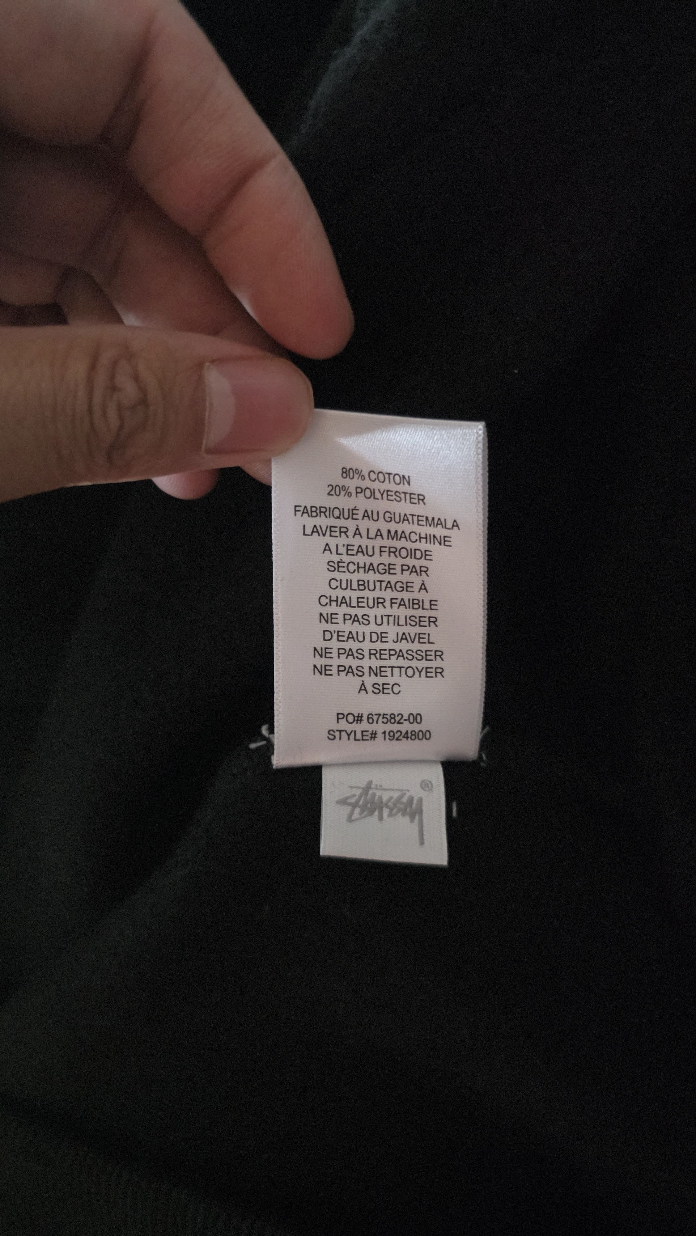 Stussy Stussy Beach Roots Hoodie 'Black' Size US XL / EU 56 / 4 - 7 Thumbnail
