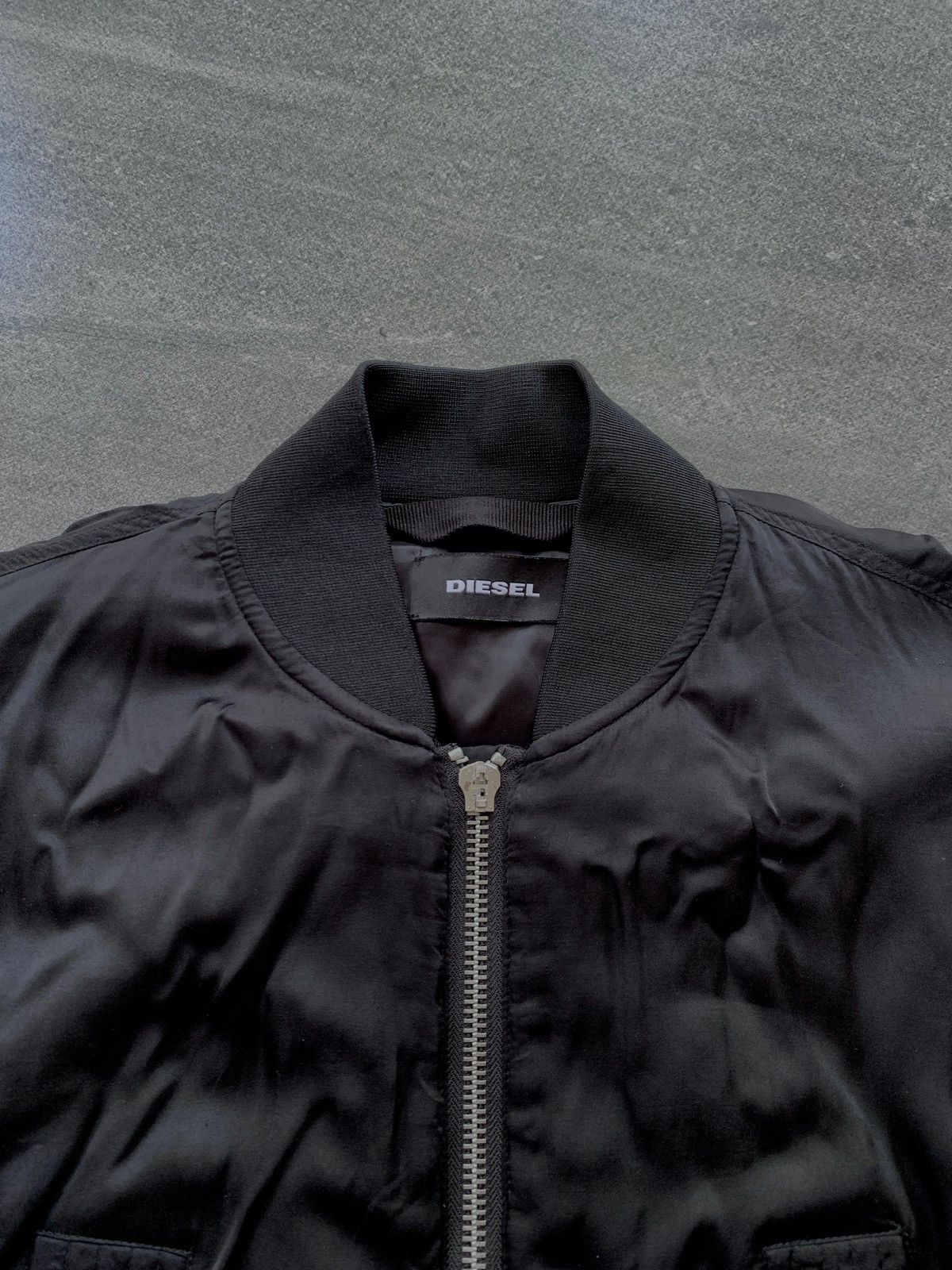 Diesel FREE TAX! MA-1 Utility Cropped Bomber Jacket Size S / US 4 / IT 40 - 4 Thumbnail