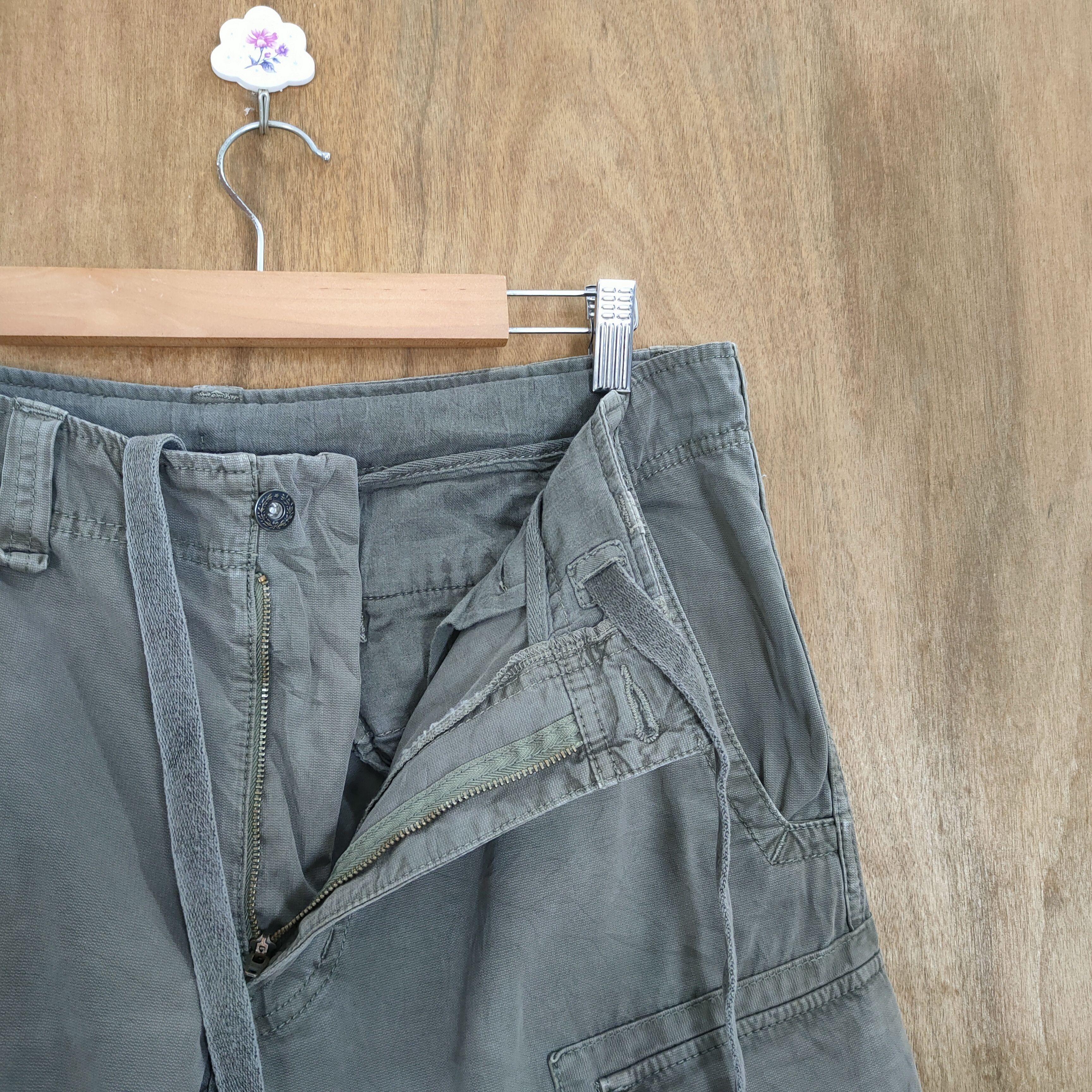 Japanese Brand × StraightFaded VINTAGE JAPANESE FADED CARGO PANTS Size US 36 / EU 52 - 8 Thumbnail