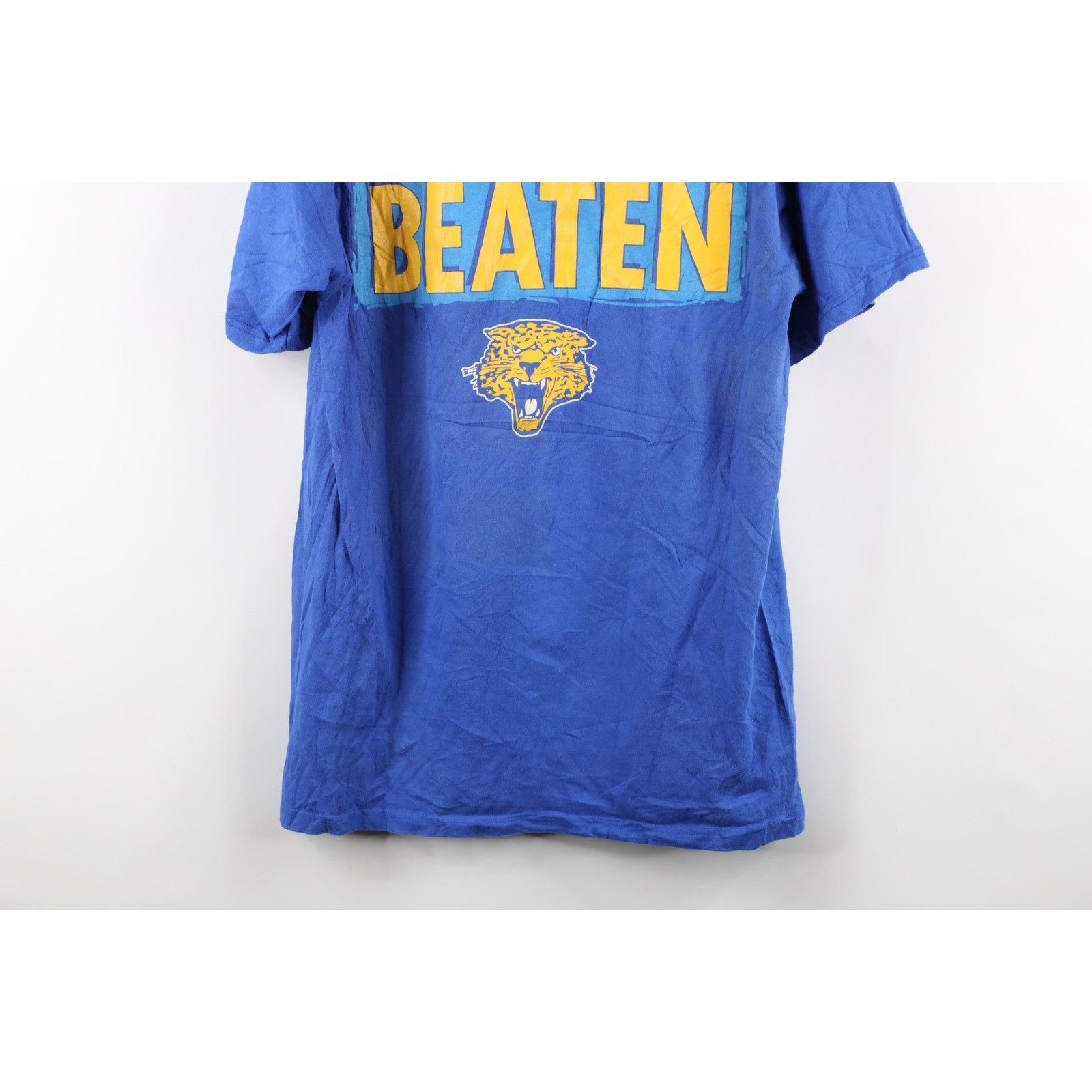 Vintage Vintage 90s Faded Jacksonville Jaguars Football T-Shirt Size US L / EU 52-54 / 3 - 11 Thumbnail