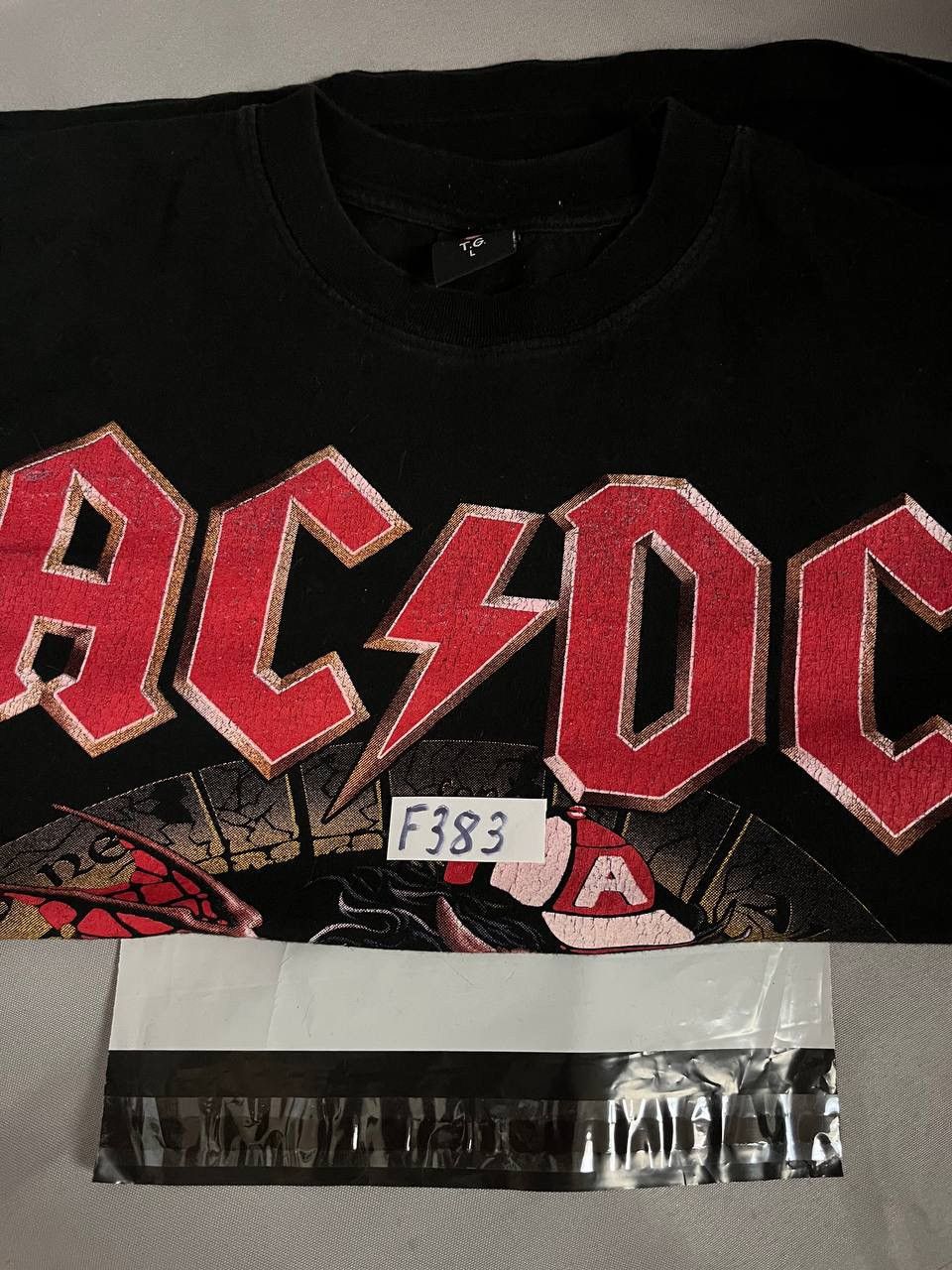 AC/DC AC/DC Tee T Shirt Rock Vintage Black Size US L / EU 52-54 / 3 - 12 Thumbnail
