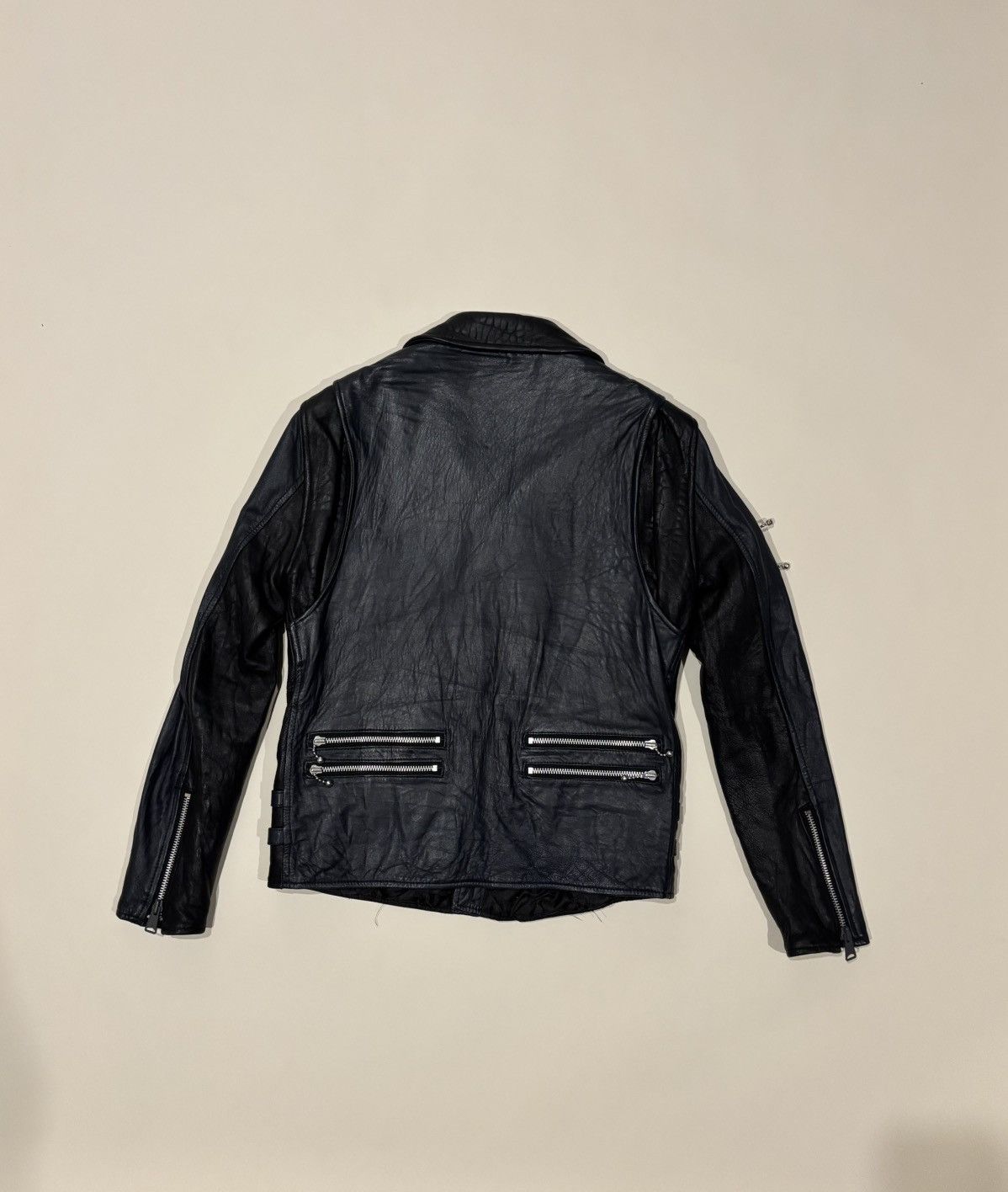 Undercover Undercover AW03 ‘Paper Doll’ Sheepskin Riders Leather Jacket Size US M / EU 48-50 / 2 - 15 Thumbnail