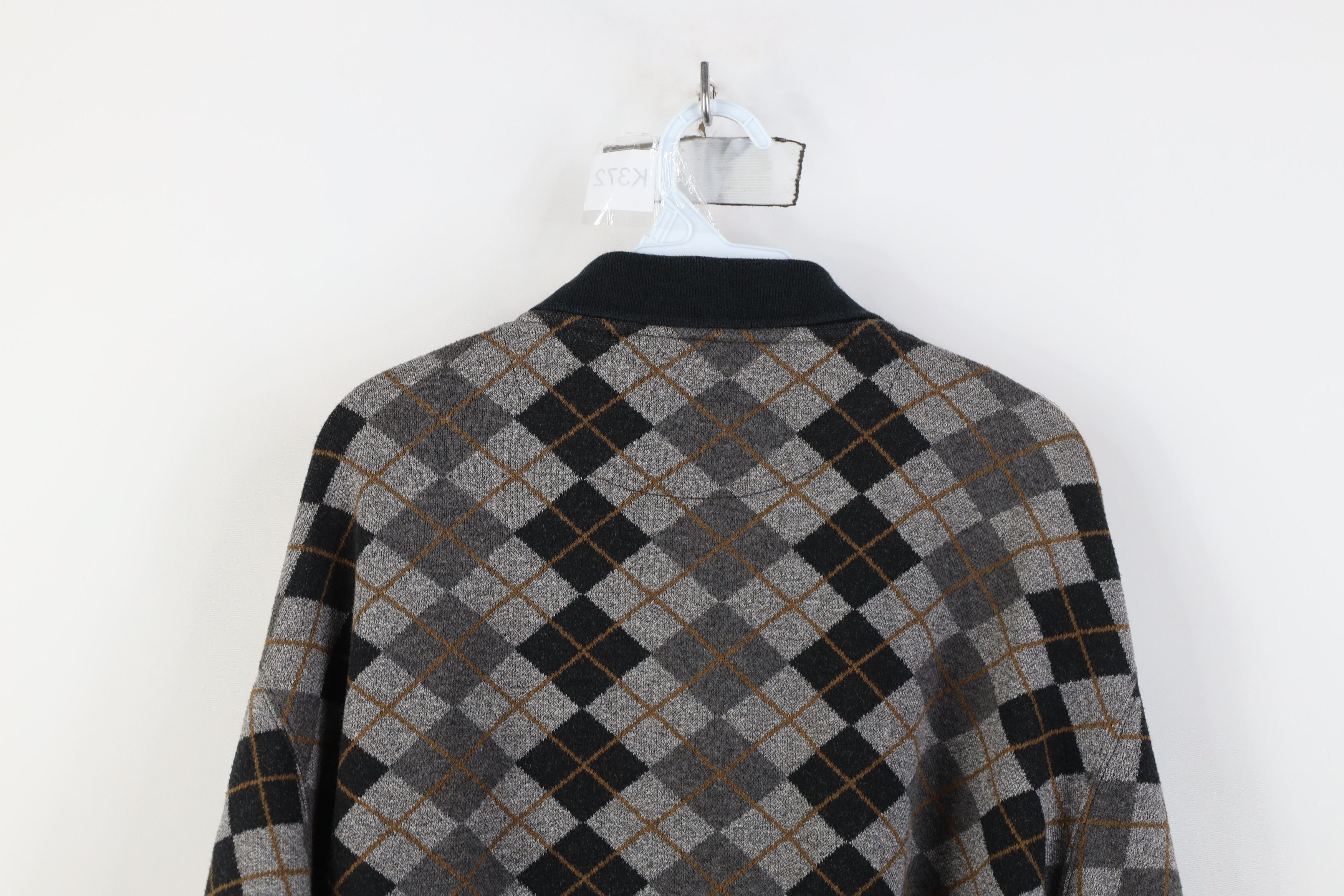 Vintage Vintage 90s Streetwear Knit Long Sleeve Rugby Polo Shirt Size US XL / EU 56 / 4 - 9 Thumbnail