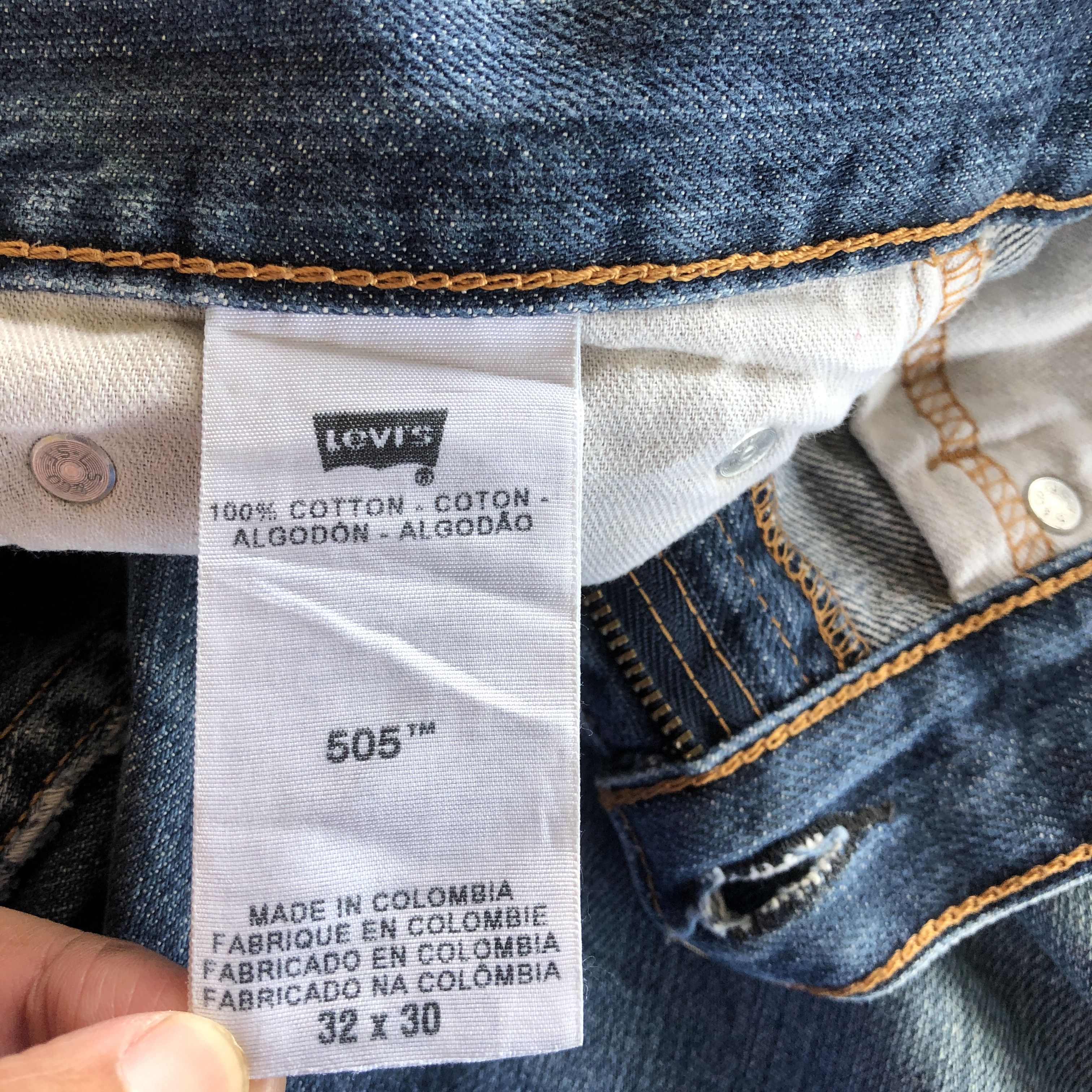 Levi's Vintage Levis 505 Distressed Levi's Distressed Faded Denim Size US 34 / EU 50 - 7 Thumbnail