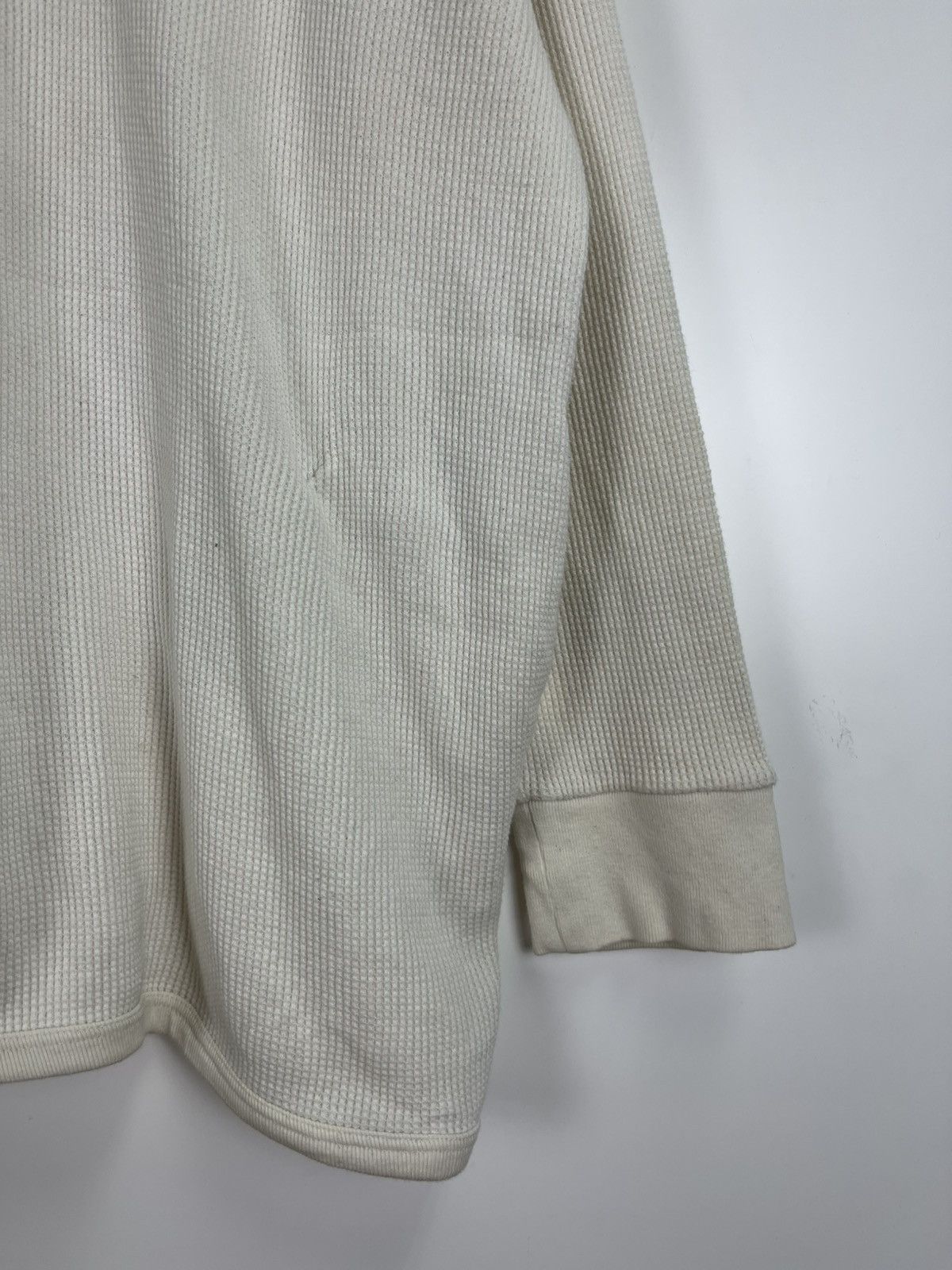 Designer Cabane De Zucca Women’s Waffle Crew Neck Longsleeve Size US M / EU 48-50 / 2 - 7 Thumbnail