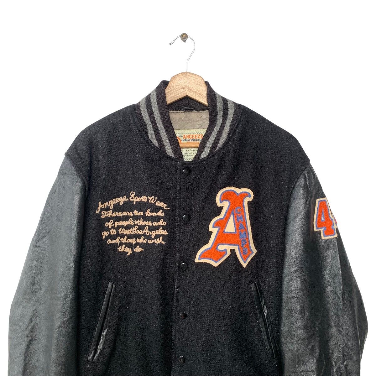 Golden Bear × Vintage Golden Bear X Anggeze Baseball Varsity Letterman Jacket Size US M / EU 48-50 / 2 - 4 Thumbnail