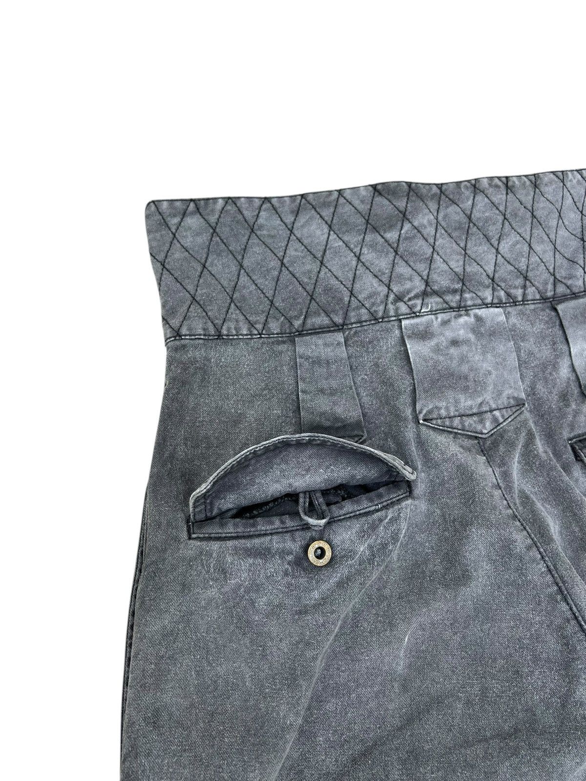 Bernhard Willhelm Archive Bernhard Willhelm High Waist Baggy Wide Cropped Pant Size US 29 - 17 Thumbnail