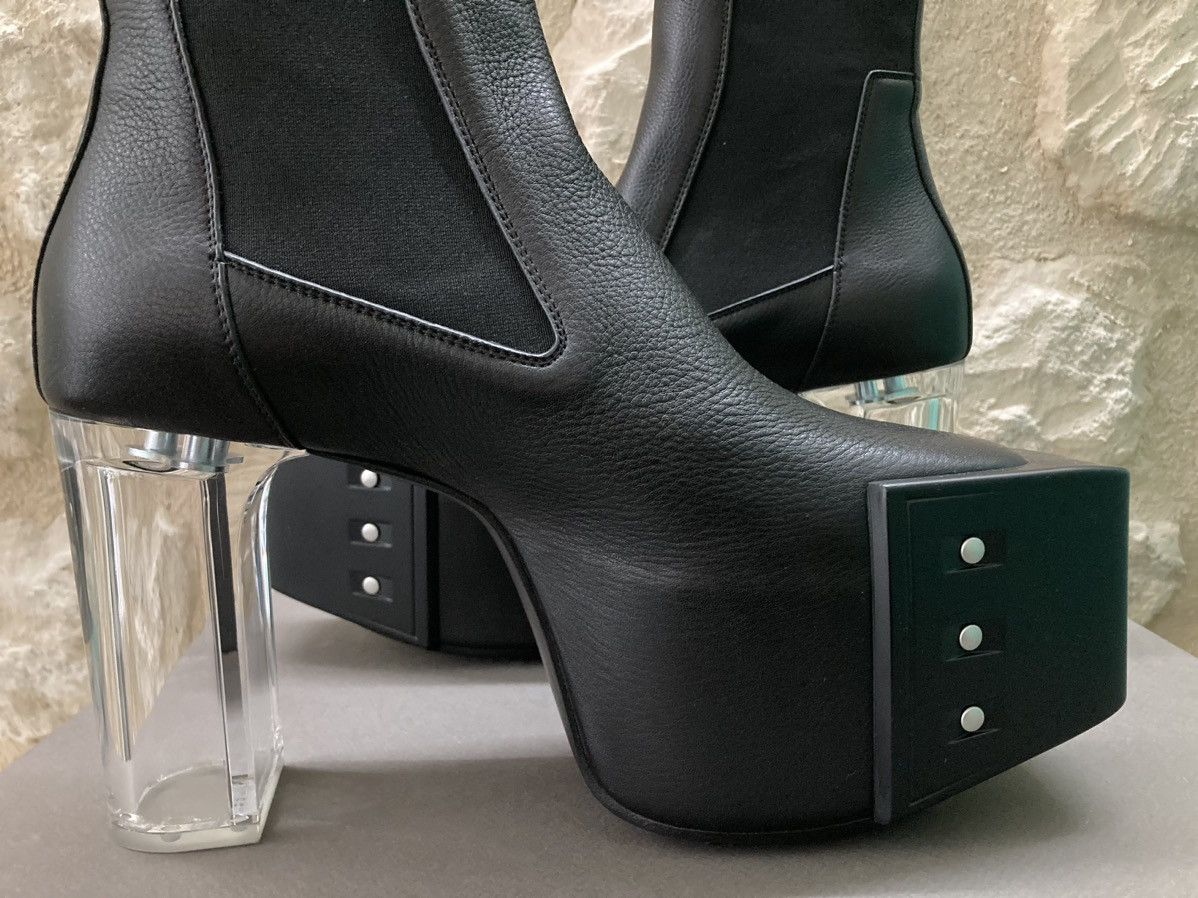 Rick Owens NEVER WORN/ Rick Owens Beveled Platform Boots Size US 9 / EU 42 - 5 Thumbnail
