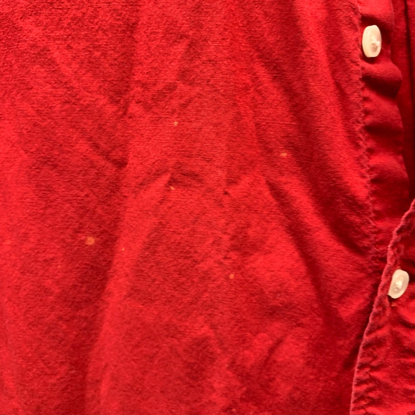 Eddie Bauer Eddie Bauer Shirt Adult Medium Red Outdoor Chino Canvas Casual Mens Fishing Button-Up Short Sleeve Collar Spread Button Size US M / EU 48-50 / 2 - 5 Thumbnail