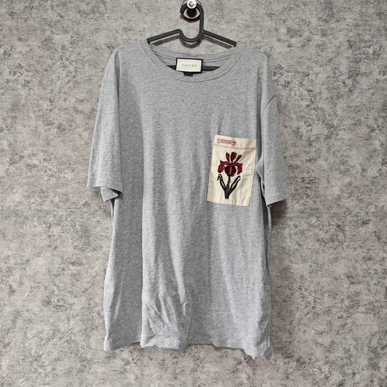 Gucci Gucci Pocket rose, broken hole to make old, short sleeves Size US M / EU 48-50 / 2 - 1 Thumbnail