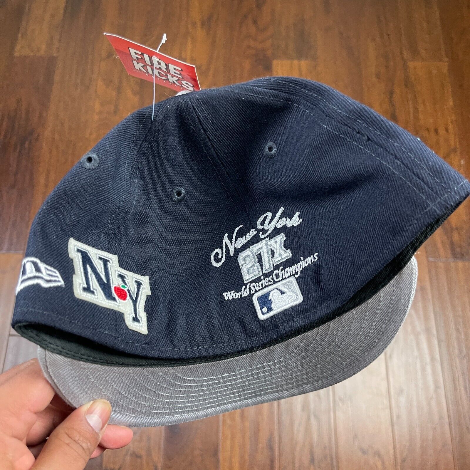New Era New York Yankees New Era 2009 World Series Patch Navy Hat Size ONE SIZE - 4 Thumbnail