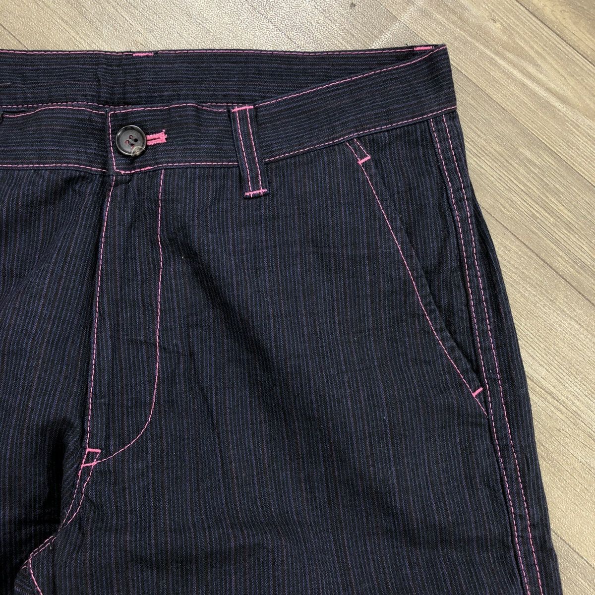 Comme des Garcons × Comme des Garcons Homme × Comme des Garcons SHIRT 🇯🇵 Comme Des Garcons Homme CDG Striped Pants Size US 31 - 6 Thumbnail