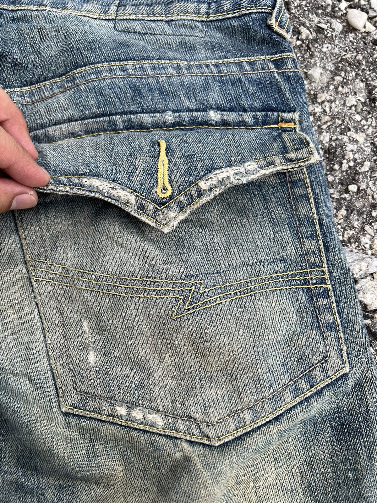 Abercrombie & Fitch VTG ABERCROMBIE & FITCH DISTRESSED JEANS Size US 30 / EU 46 - 13 Thumbnail