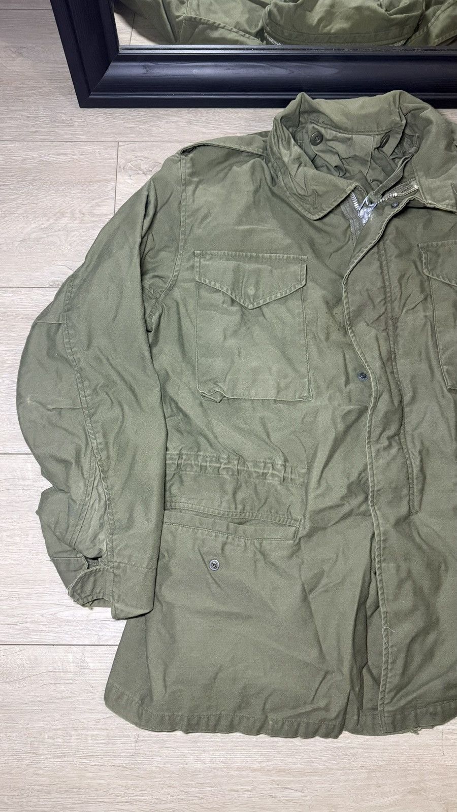 Other Vintage US Army OG M-65 Field Jacket Size US L / EU 52-54 / 3 - 2 Thumbnail